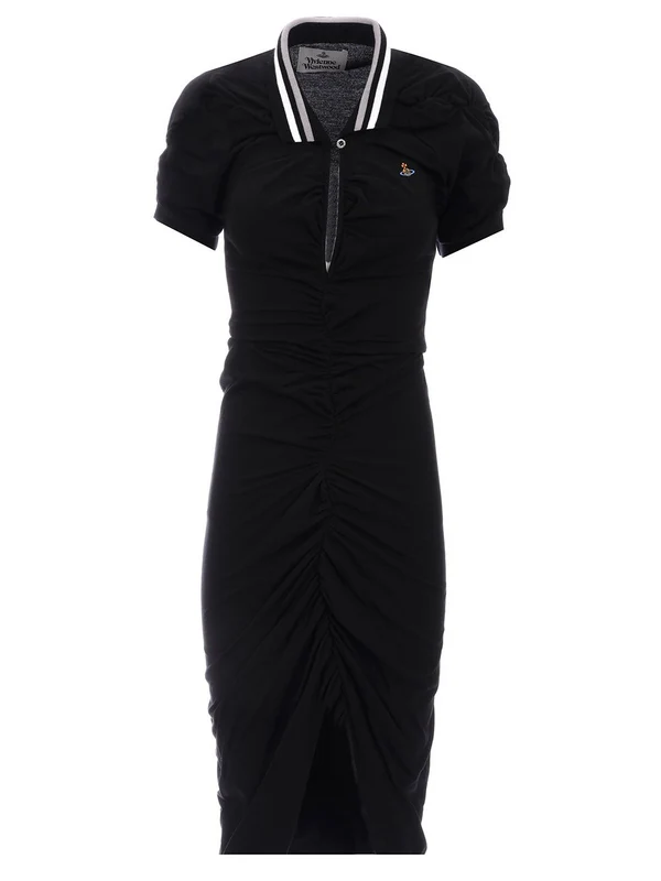 Pulling Puff Sleeve Dress