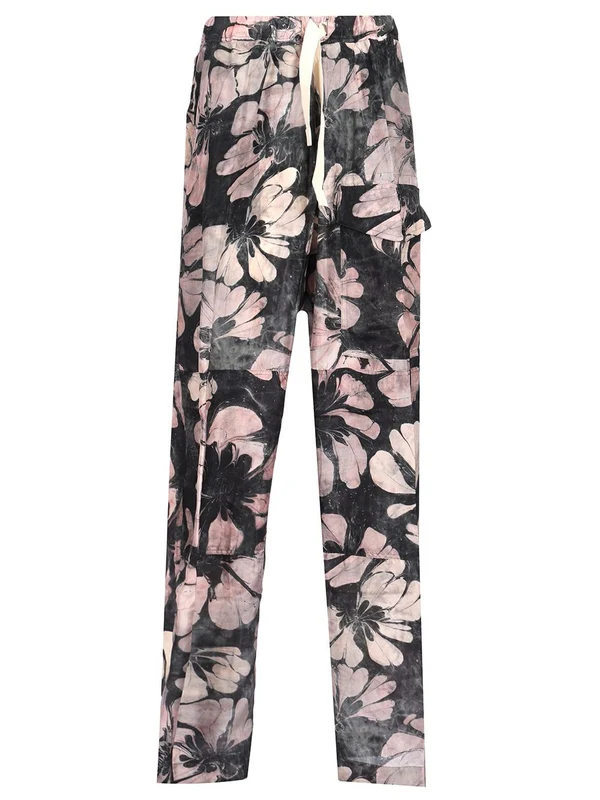 Floral Printed Straight Pants