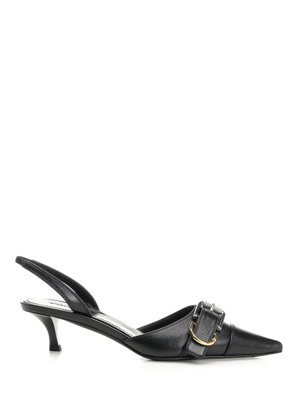 Voyou Buckle Detail Leather Slingback
Heels
