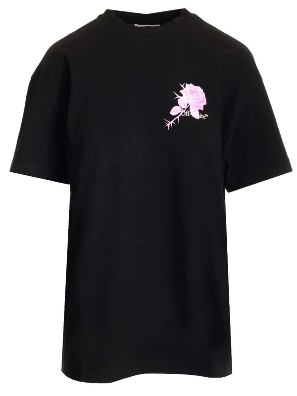Logo Printed Cotton Short-sleeve T-shirt