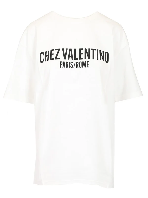 Chez Logo Printed Short Sleeve T-shirt