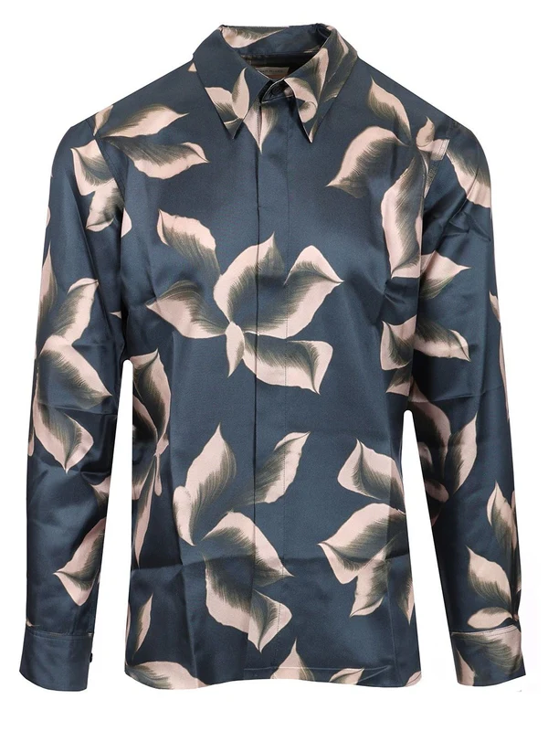 CARVIES Printed Silk Shirt