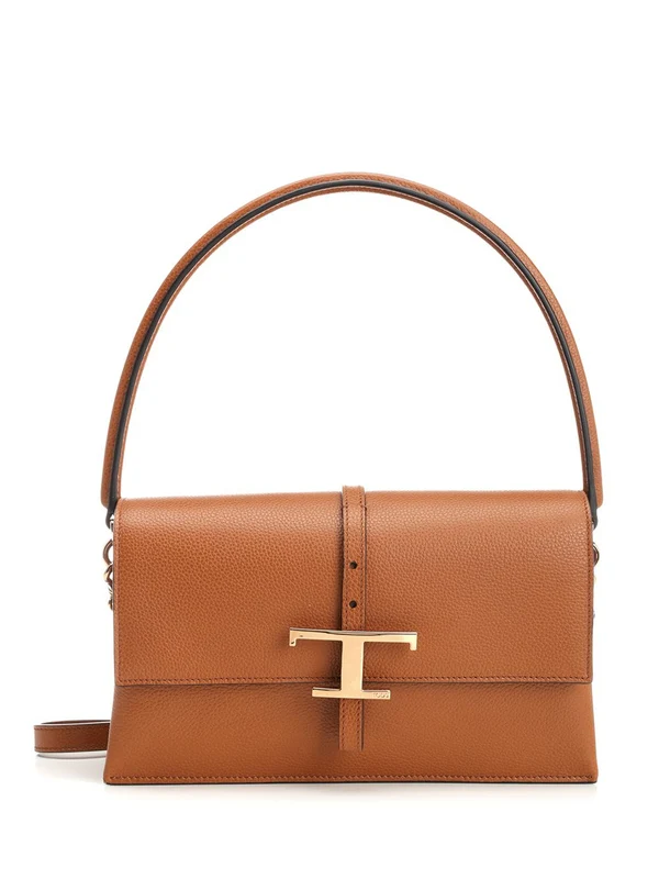 T Timeless Mini Leather Shoulder Bag