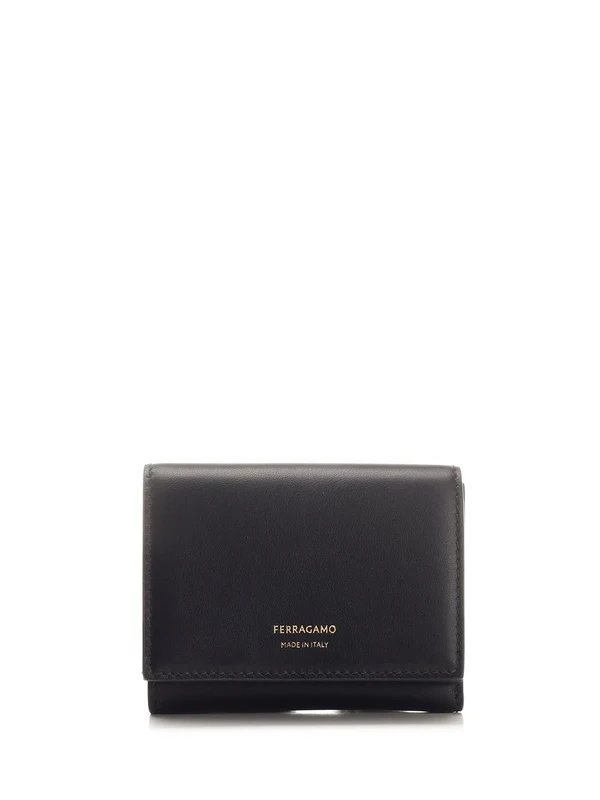 TRIFOLD Logo Leather Wallet