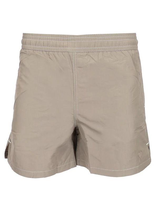 Embroidered Logo Nylon Swim Shorts
