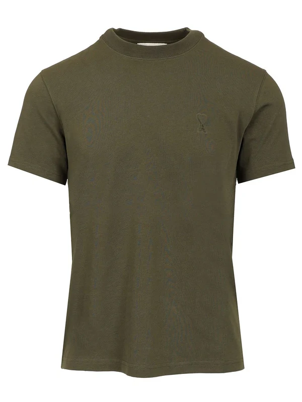 Embroidered Logo Cotton Short-sleeve T-shirt