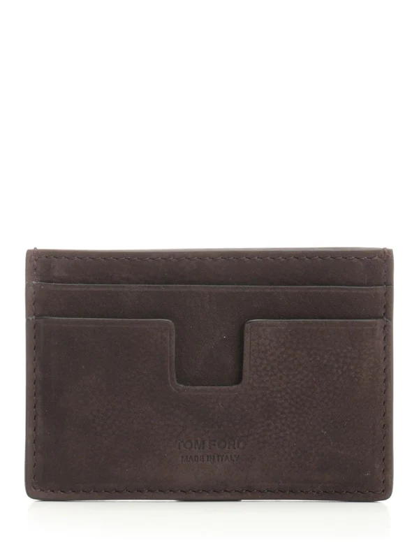 Nubuck Classic Leather Card Wallet
