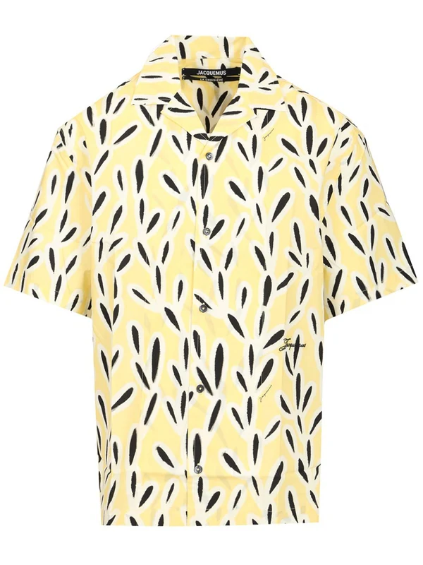 Jean All-over Printed Short Sleeve Shirt