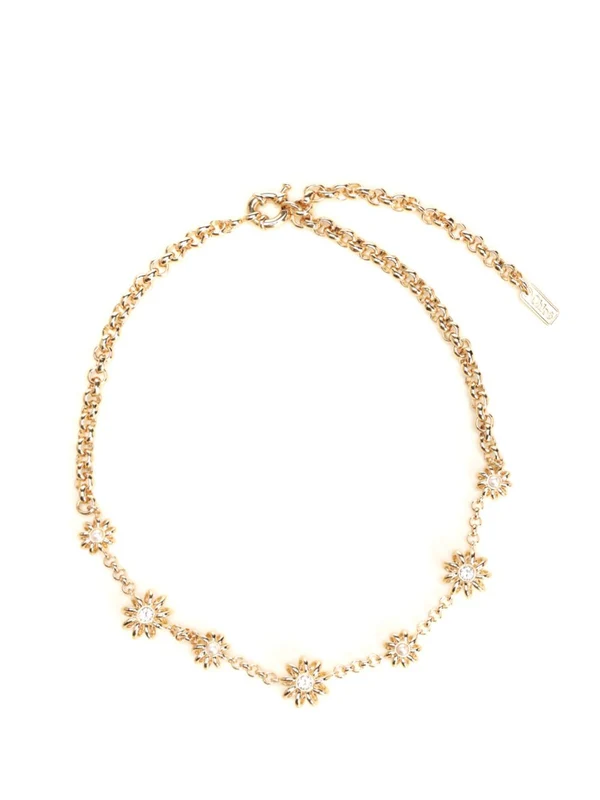 Mechanical Flower Necklace