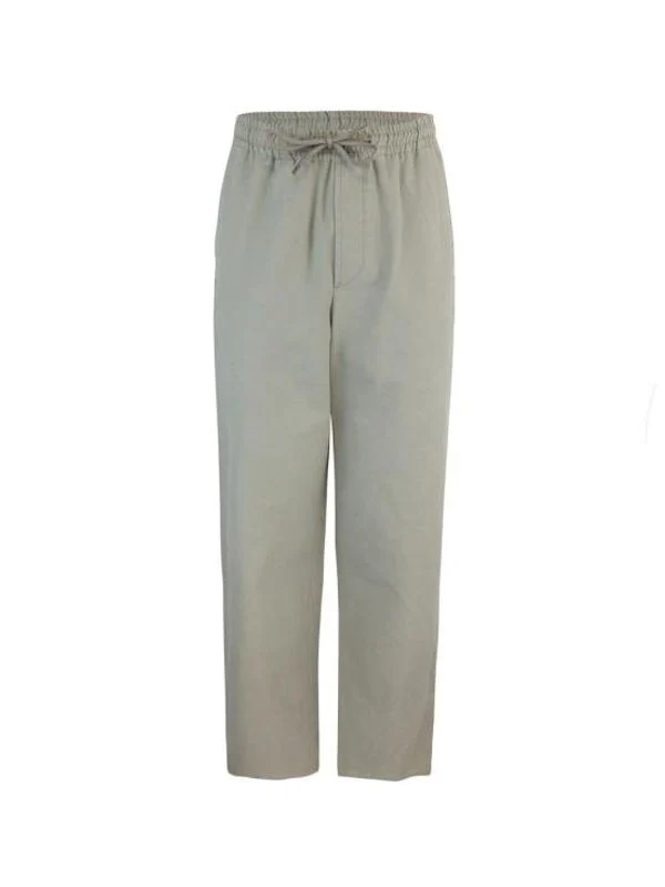 Drawstring Banding Cotton Pants