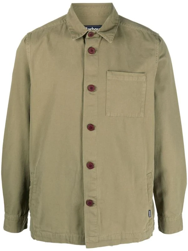 Washed Overshirt Cotton Jacket