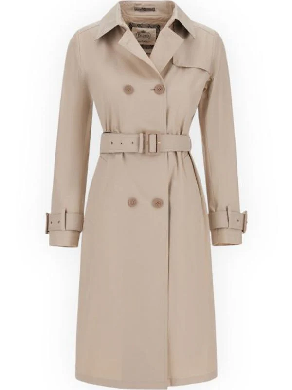 Belt Detail Cotton Trench Coat
