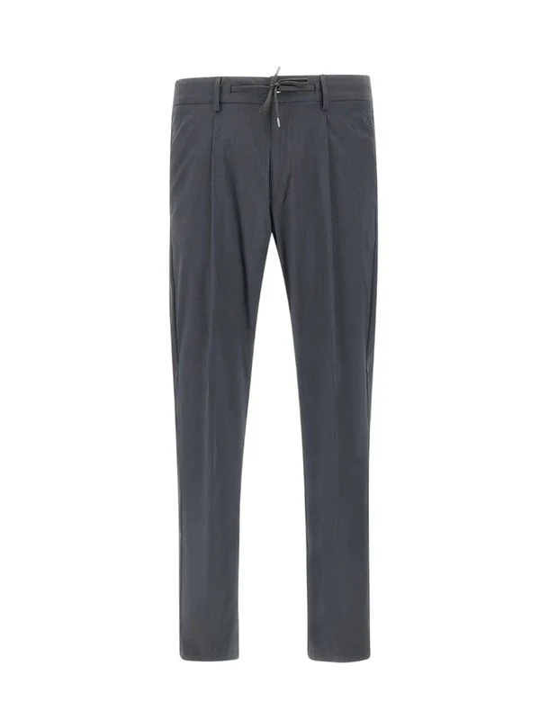 Pin-Tuck Detail Straight Pants