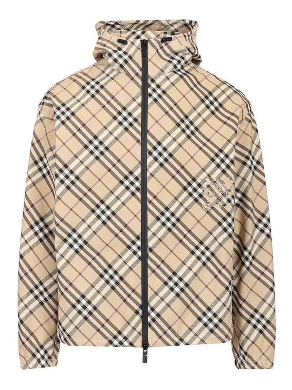 Reversible Check Pattern Jacket