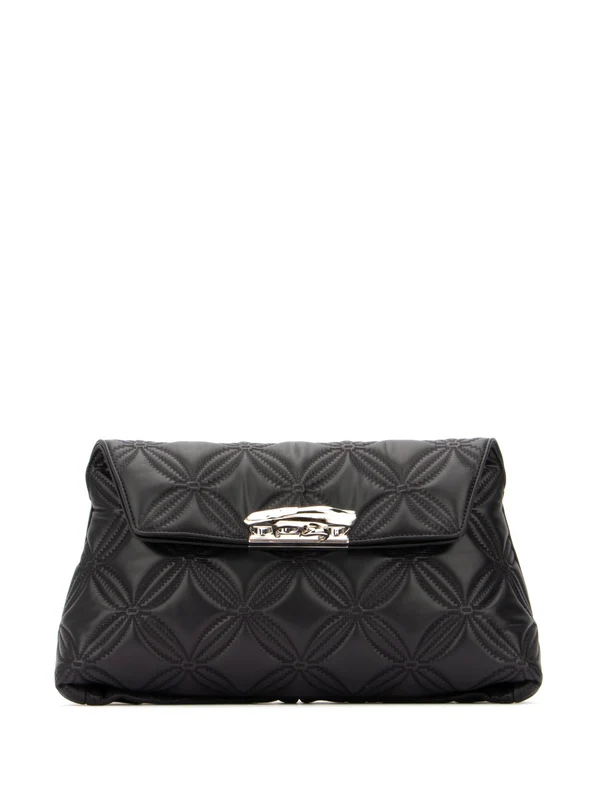 Ring Soft Quilted Leather Pouch