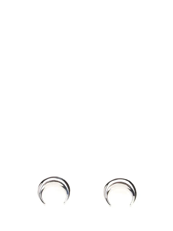 Moon Silver-tone Earrings
