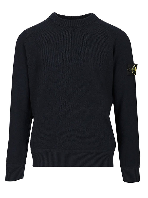 Wappen Patch Crewneck Cotton Knit