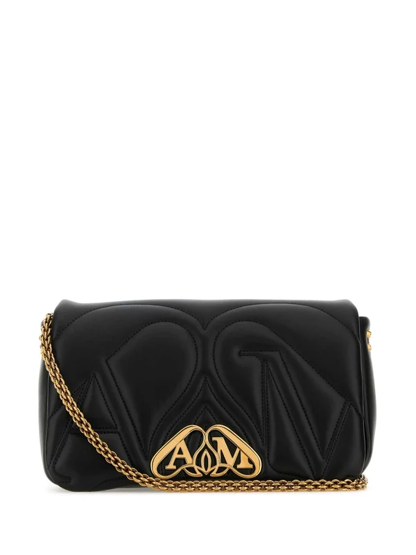 Seal Leather Small Shoulder Bag
