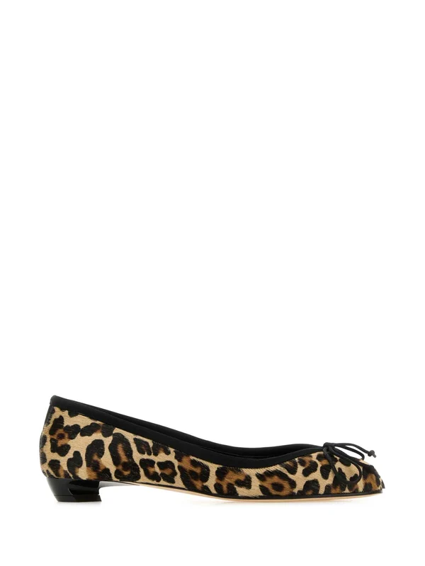 Armadillo Leopard Flat Shoes