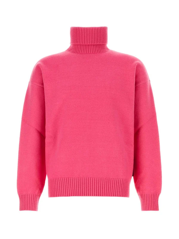 High Neck Wool Knit