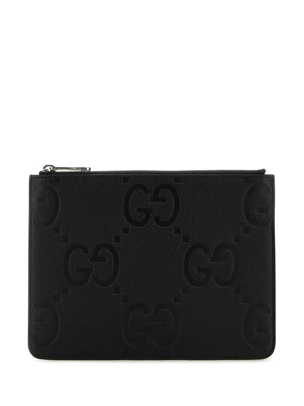 Gucci Jumbo Gg Black Clutch Bags