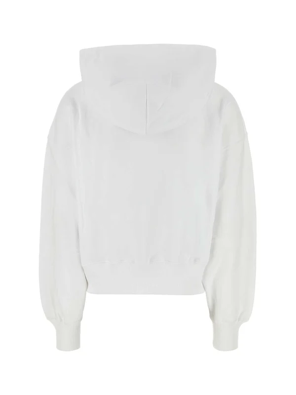 Logo Patch Cotton Crop Hoodieie - Image 2