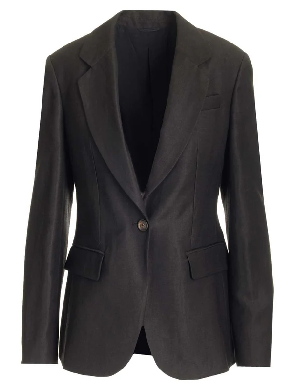 Fluid Viscose Tailored Jacket