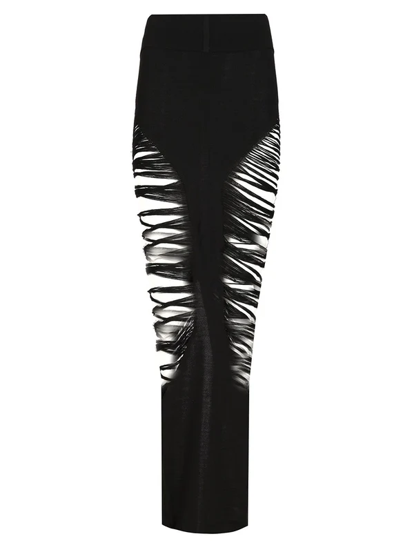 Pillar Knit Long Skirt