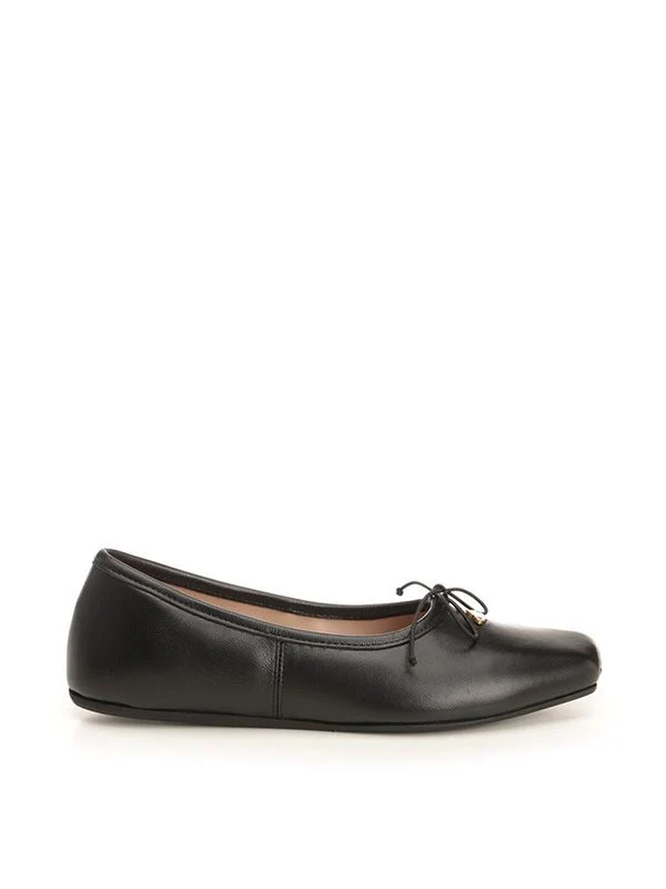 Brigitte Leather Flat Shoes