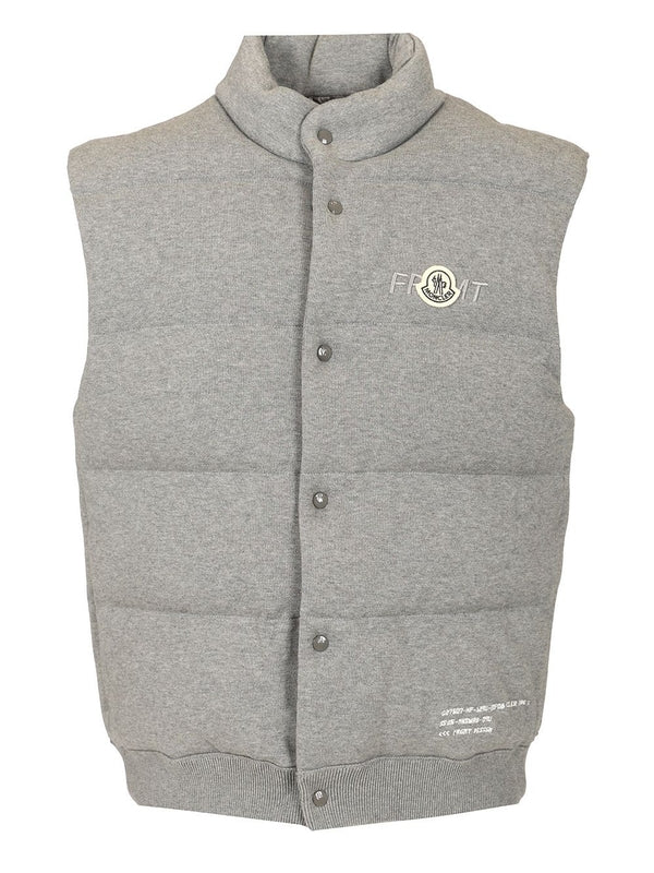 Fragment Logo Patch Cotton Padded Vest