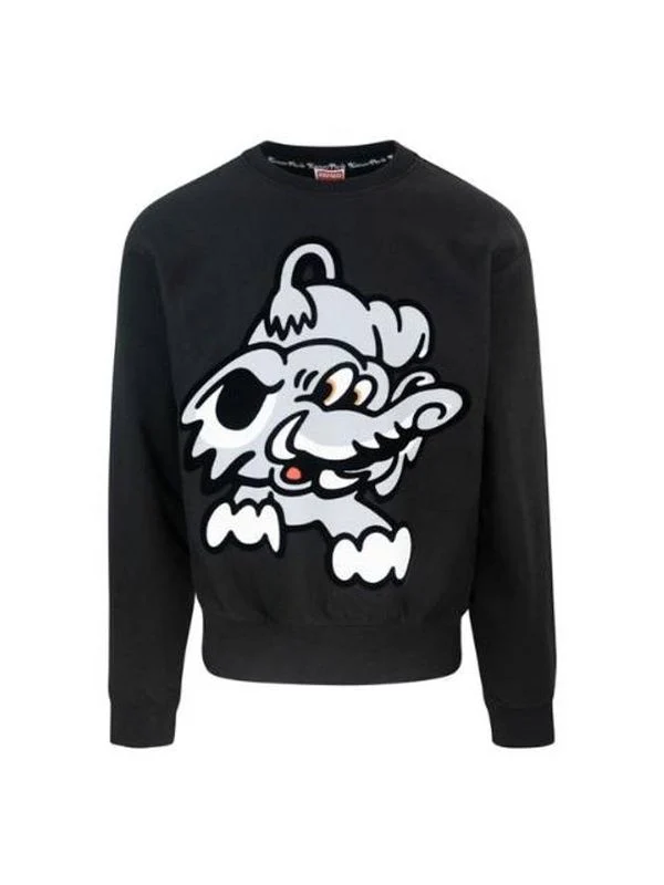 Graphic Logo Print Cotton Sweatshirt