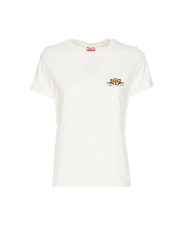 Happy Tiger Cotton Short Sleeve T-shirt