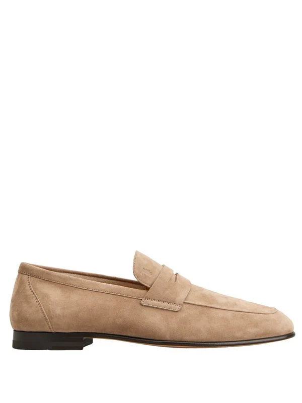 Suede Leather Penny Loafers