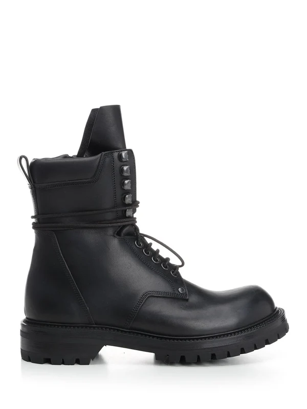 ARMY Leather Lace-Up Boots