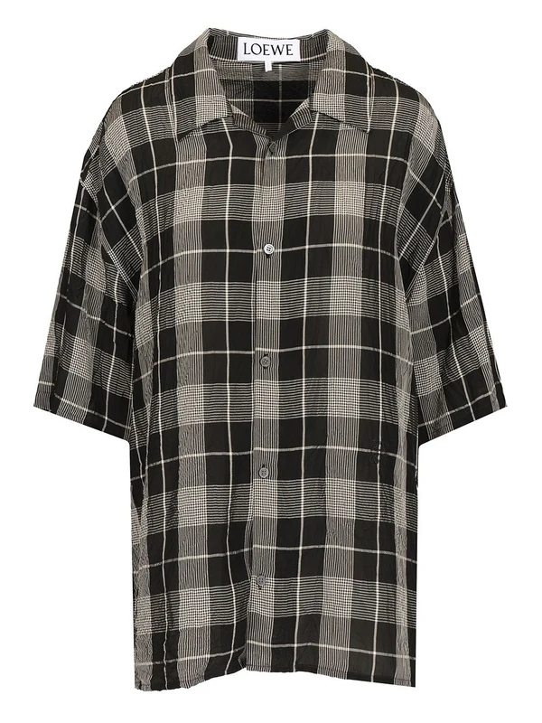 Check Pattern Short Sleeve Shirt