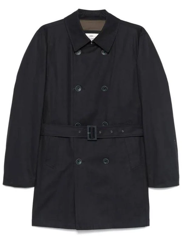 Belt Detail Double Breasted Coat