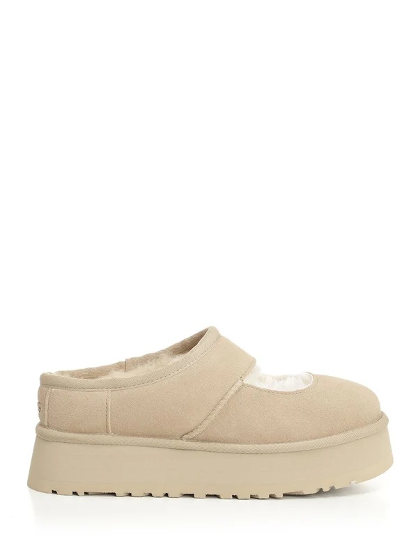 BEA Mary Jane Shearling Suede Loafers