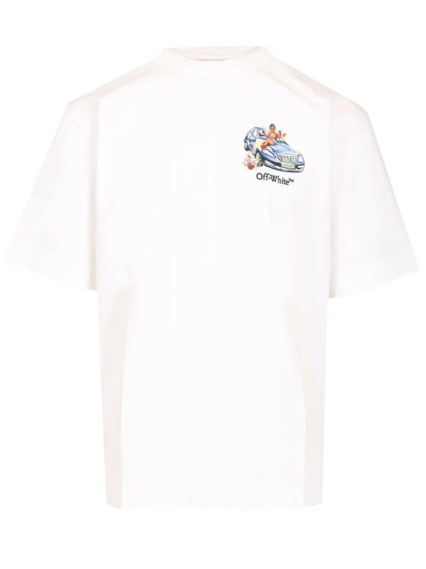 Arrow Printed Cotton Short-Sleeve T-Shirt