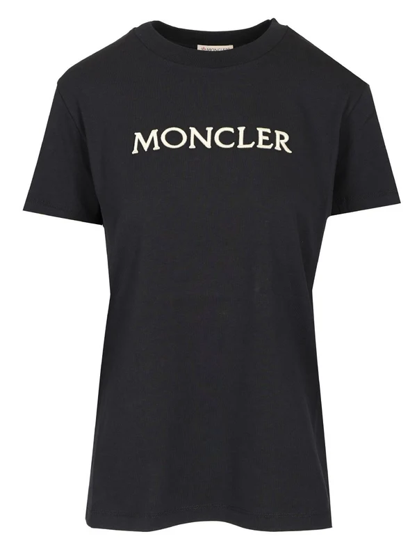 Basic Embroidered Logo Short Sleeve T-Shirt