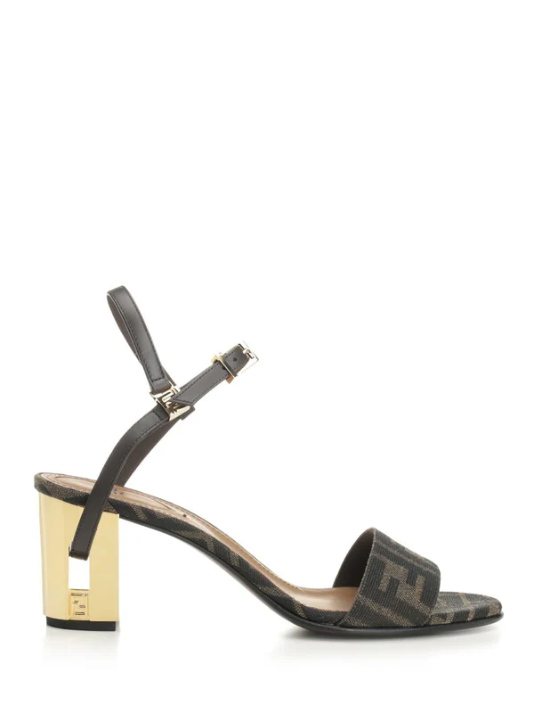 FF Jacquard Sandal Heels