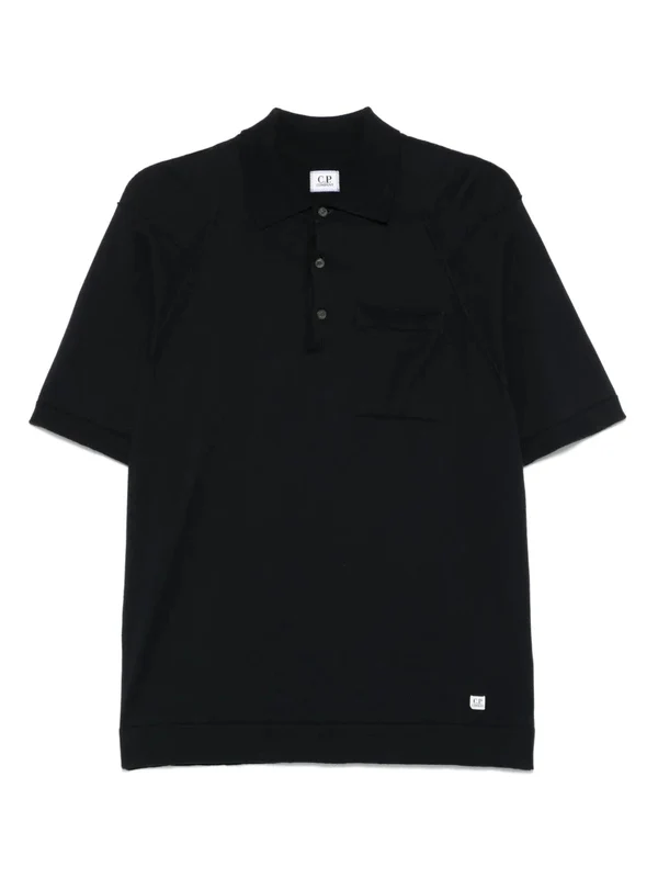 Logo Detail Cotton Polo Shirt