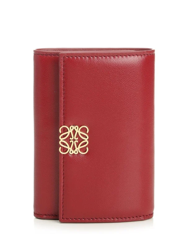 Anagram Puffer Leather Wallet