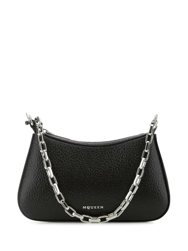 T-Bar Leather Chain Shoulder Bag