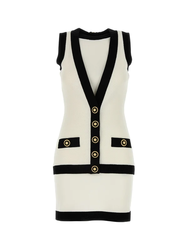 Sleeveless Knit Mini Dress