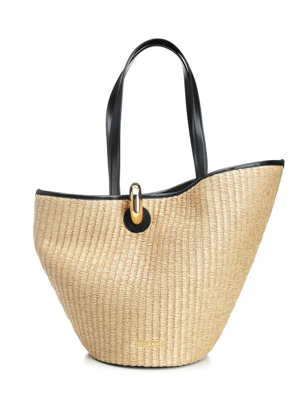 BAMBOLA Faux Raffia Tote Bag