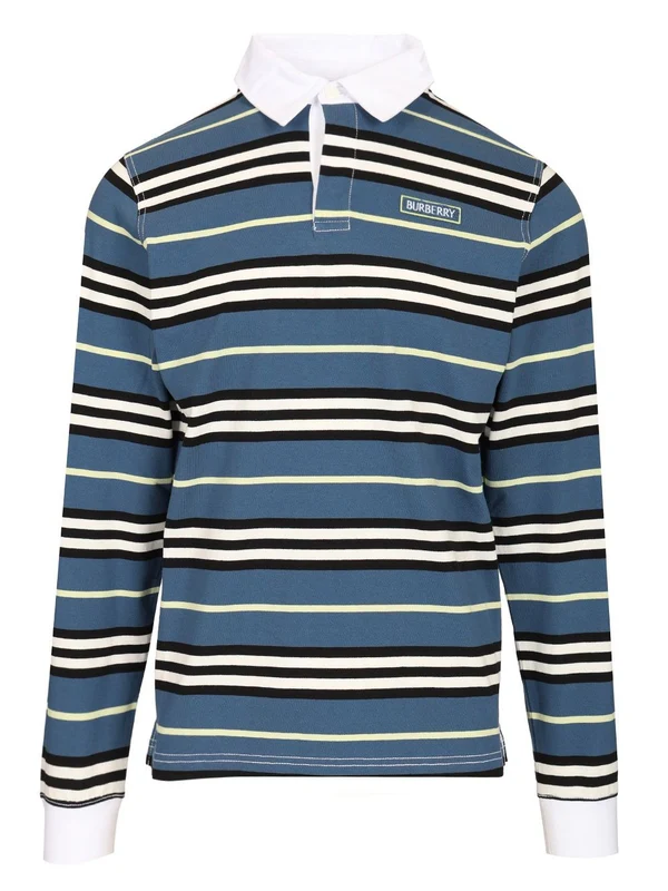 Striped Cotton Polo Shirt
