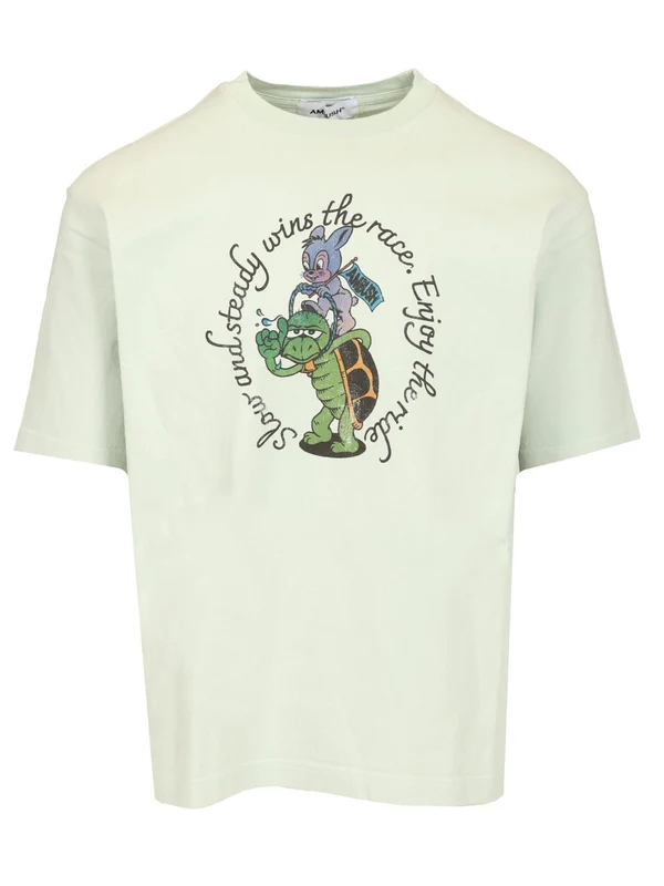 SLOW&STEADY Cotton Short Sleeve T-Shirt