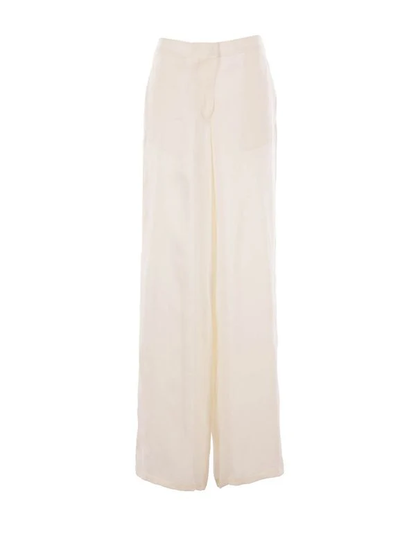 Logo Detail Satin Pants
