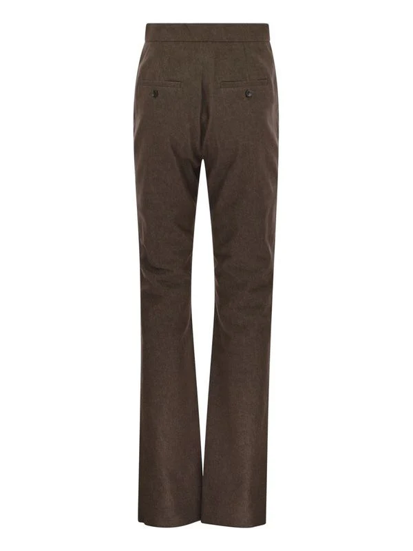Straight Cotton Pants