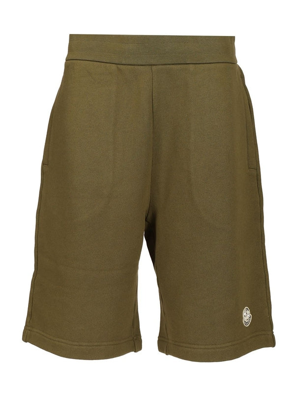 MERCEDES-BENZ Logo Patch Cotton Shorts